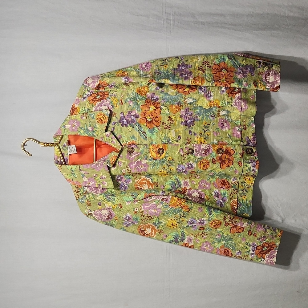 Coldwater Creek Floral Jacket